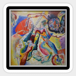 Wassily Kandinsky Abstract Art Sticker